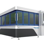 500w metallikuitulaserleikkuukoneen teräpöytä valopolkujärjestelmällä